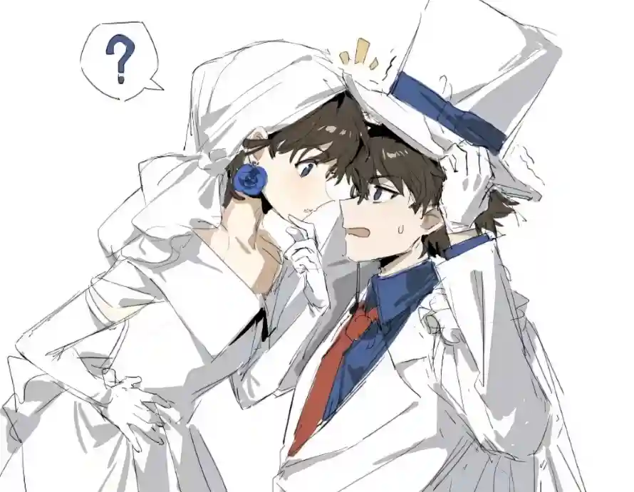 4k手套壁纸 - 礼帽 - 西装 - 青子「哲风壁纸」