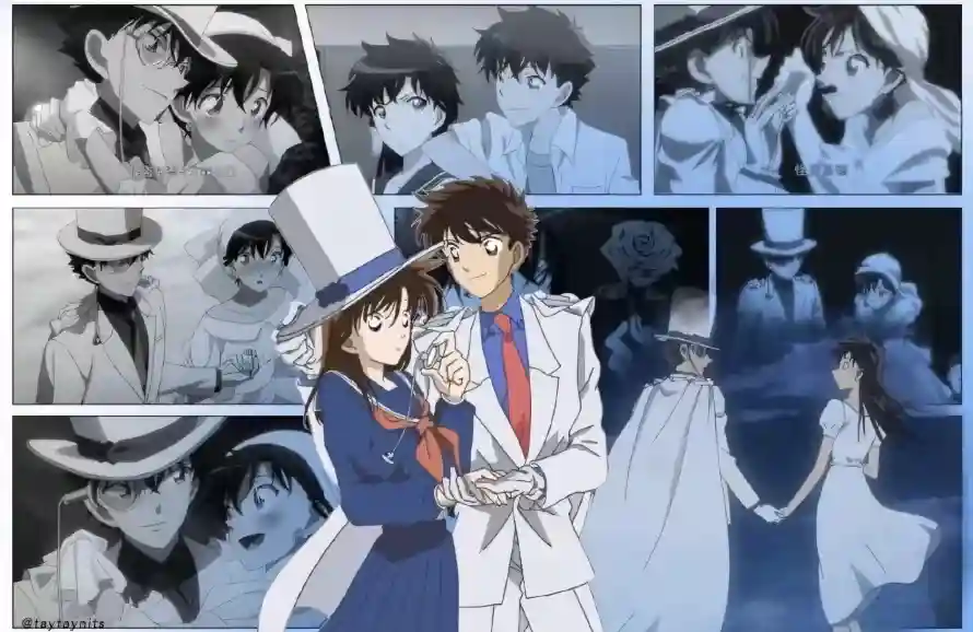 2k青子壁纸-中森青子与动漫角色-怪盗基德「哲风壁纸」