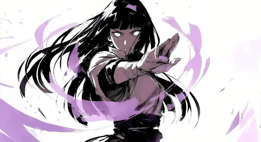 4k人物壁纸 - 动作 - 忍者 - 紫色「哲风壁纸」