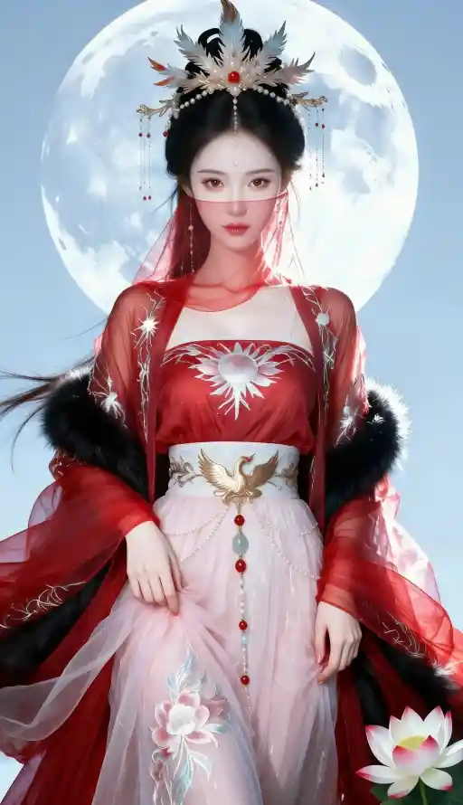 4k仙裙壁纸 - 发饰 - 古典 - 古装「哲风壁纸」