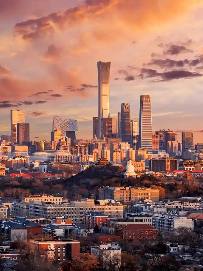 4k北京壁纸 - 城市 - 日落 - 晚霞「哲风壁纸」