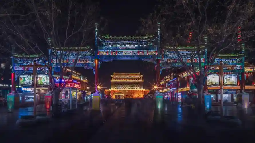 4k北京壁纸 - 城市 - 夜晚 - 灯光「哲风壁纸」