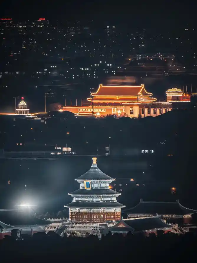 4k北京壁纸 - 地标 - 城市 - 夜晚「哲风壁纸」