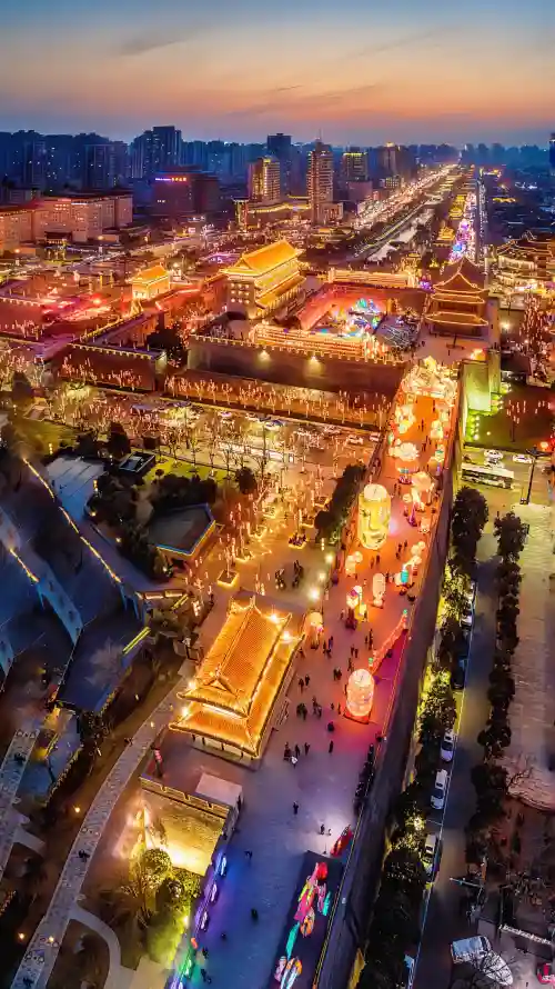 4k城市壁纸 - 夜景 - 灯光 - 繁华「哲风壁纸」