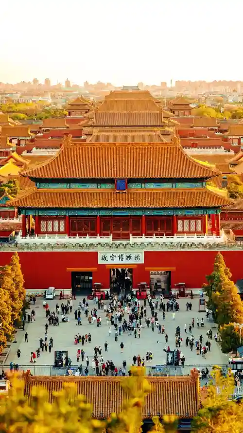 4k北京壁纸 - 城市 - 故宫 - 游客「哲风壁纸」
