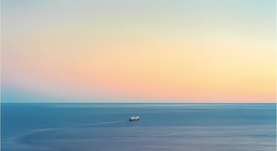 2k宁静壁纸-天际线与安逸-橙色天空壁纸推荐「哲风壁纸」