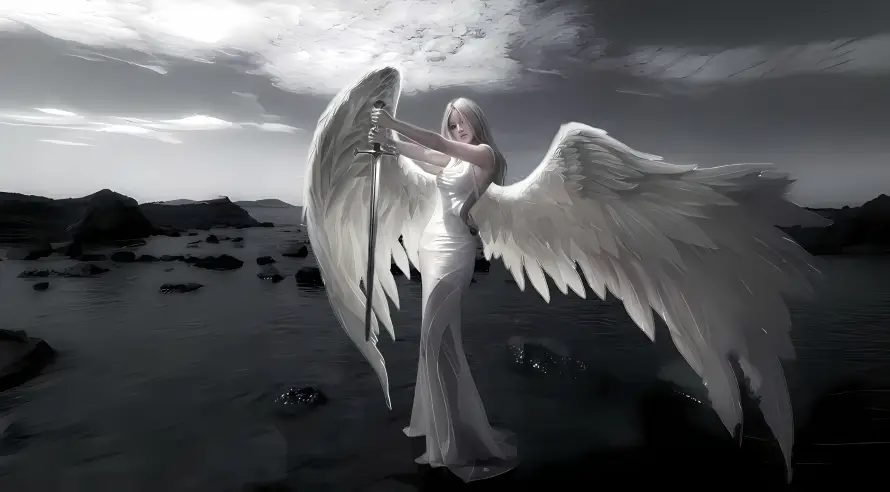 4k天使壁纸 - 天空 - 岩石 - 幻想「哲风壁纸」 4k天使壁纸 - 天空 - 岩石 - 幻想「哲风壁纸」