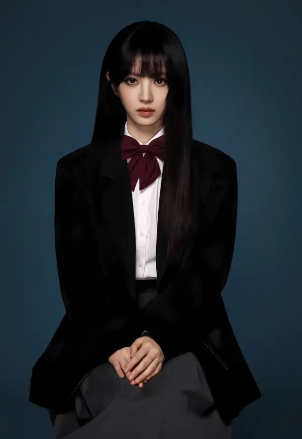 4k坐姿壁纸 - 西服 - 田曦薇 - 职业装「哲风壁纸」