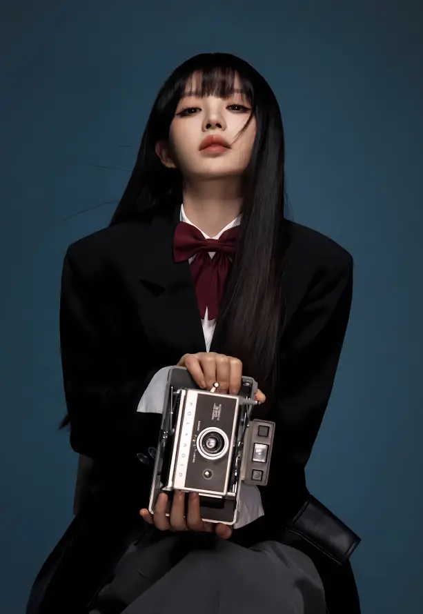 4k优雅壁纸 - 西装 - 长发 - 田曦薇「哲风壁纸」