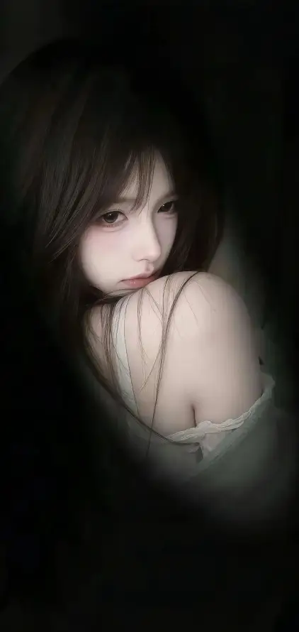 4k侧脸壁纸 - 性感 - 暗调 - 柔美「哲风壁纸」