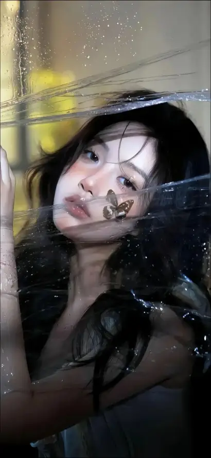 4k妆容壁纸 - 暗调 - 朦胧 - 水珠「哲风壁纸」