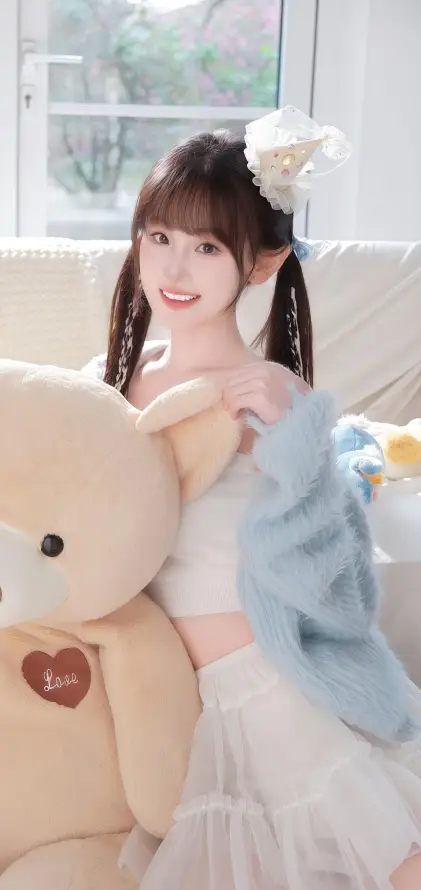 4k发饰壁纸 - 居家 - 甜美 - 美女「哲风壁纸」