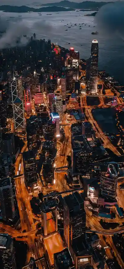 4k云雾壁纸 - 城市 - 壁纸 - 夜景「哲风壁纸」