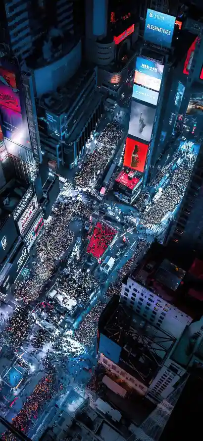 4k人群壁纸 - 俯瞰 - 城市 - 壁纸「哲风壁纸」