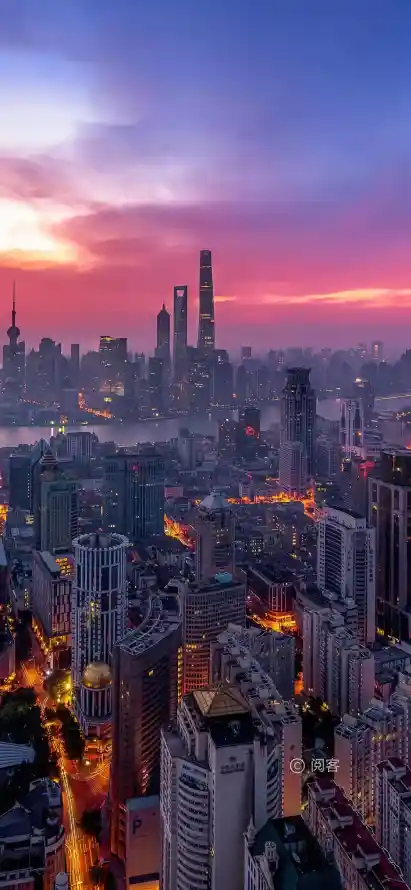4k上海壁纸 - 城市 - 壁纸 - 夜景「哲风壁纸」