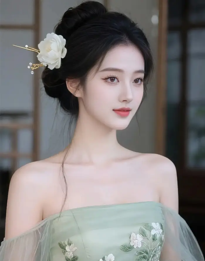 4k优雅壁纸 - 发髻 - 古典 - 古装「哲风壁纸」