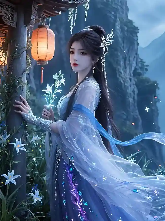 4k仙侠壁纸 - 仙气 - 发饰 - 古装「哲风壁纸」