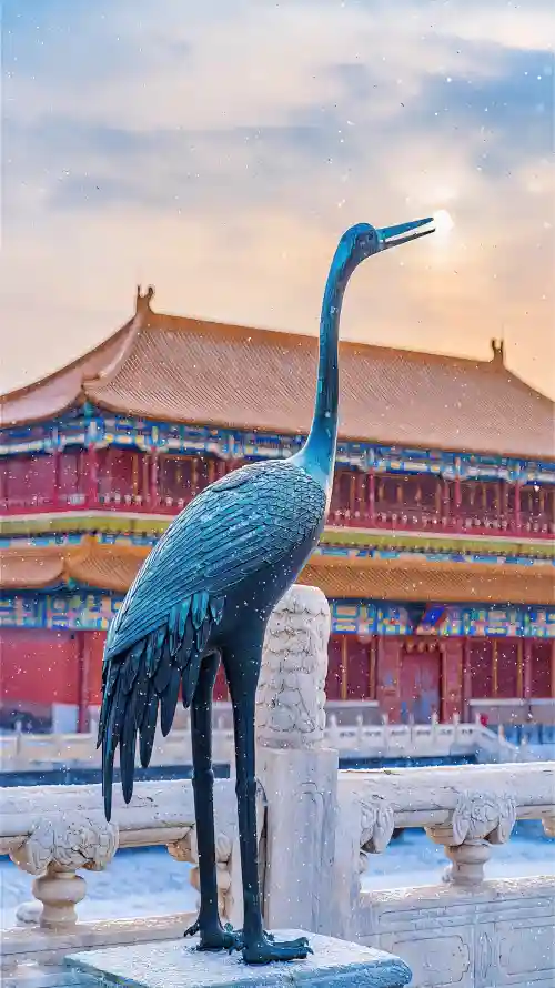 4k冬日壁纸 - 北京 - 故宫 - 晴空「哲风壁纸」