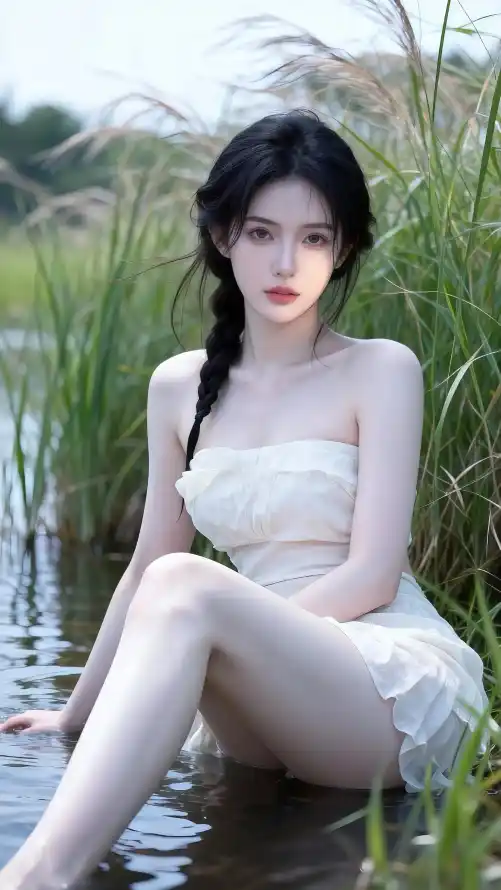 4k夏日壁纸 - 性感 - 户外 - 水边「哲风壁纸」