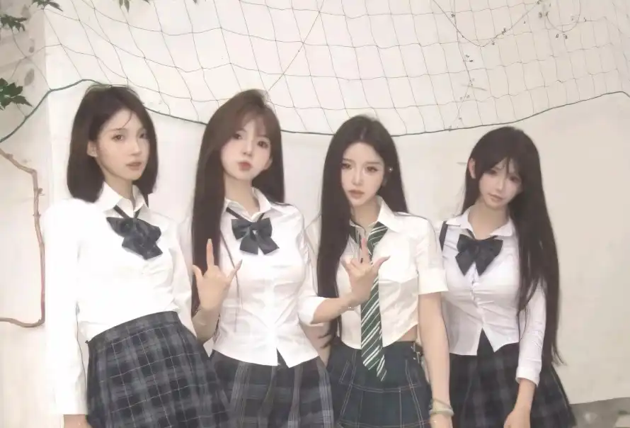 4kjk壁纸 - 室内 - 少女 - 手势「哲风壁纸」