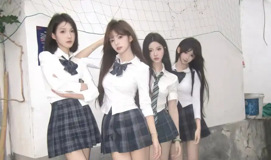 4kjk壁纸 - 四人 - 墙面 - 女生「哲风壁纸」