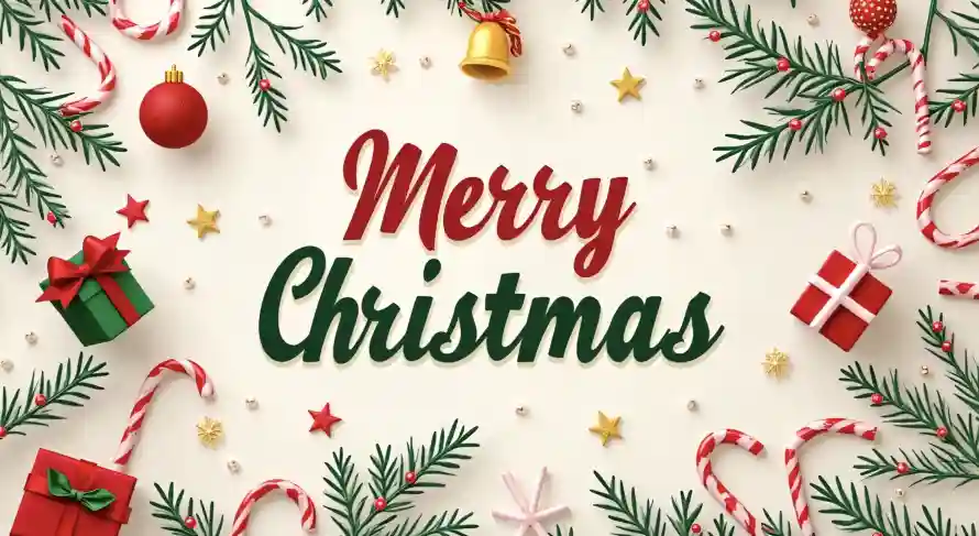 4k星星壁纸 - 松针 - 礼物 - 铃铛「哲风壁纸」