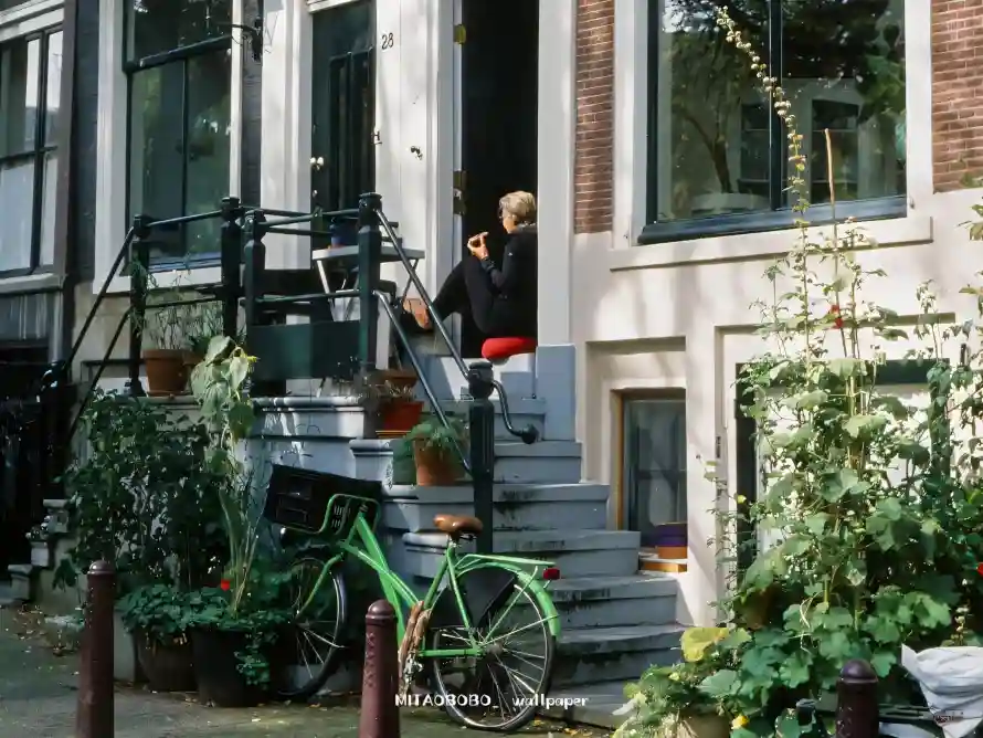 4k休闲壁纸 - 住宅 - 台阶 - 安逸「哲风壁纸」