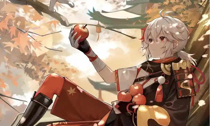 4k原神壁纸 - 树 - 和风 - 坐姿「哲风壁纸」