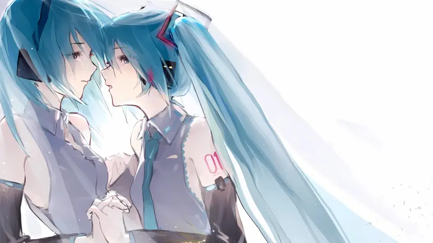 4k互动壁纸 - 动漫 - 双生 - 校服「哲风壁纸」