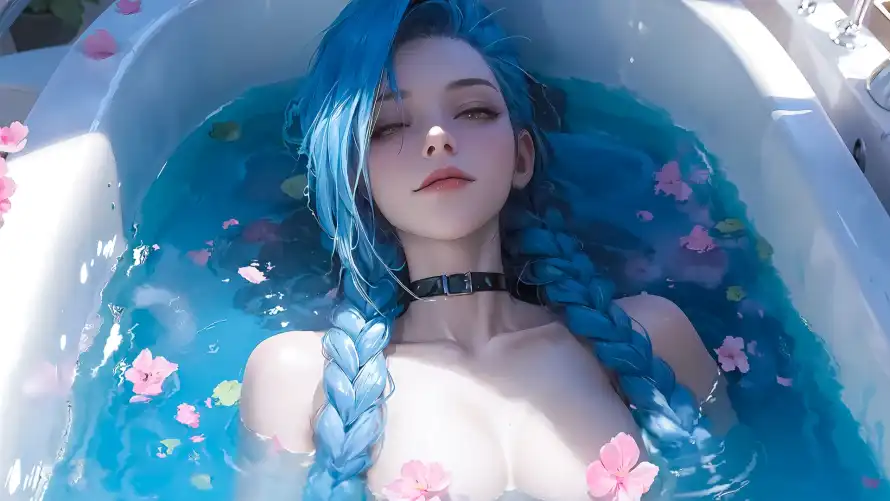 4k浴室壁纸 - 水 - 浴缸 - 红温「哲风壁纸」