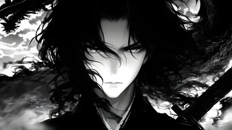 4k冷峻壁纸 - 动漫 - 古风 - 武士「哲风壁纸」