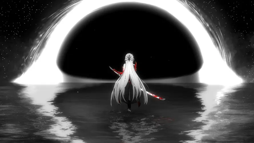 4k光效壁纸 - 双剑 - 星空 - 暗黑「哲风壁纸」