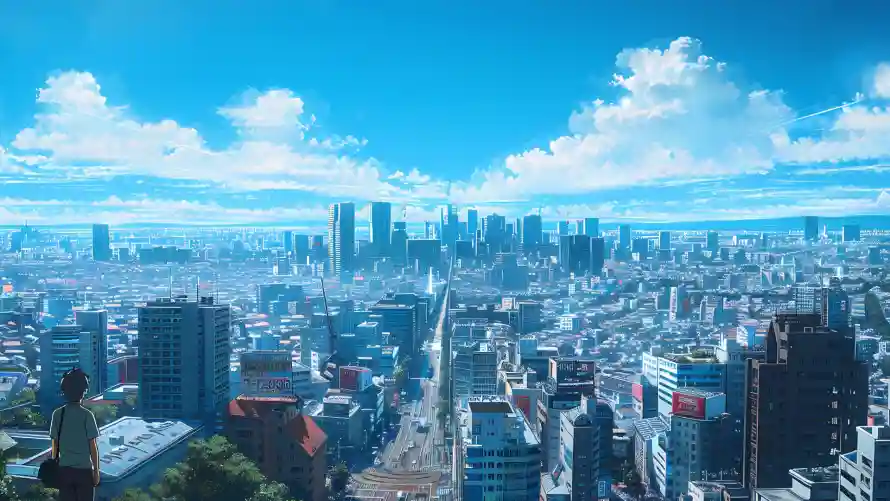 4k俯瞰壁纸 - 城市 - 建筑 - 户外「哲风壁纸」