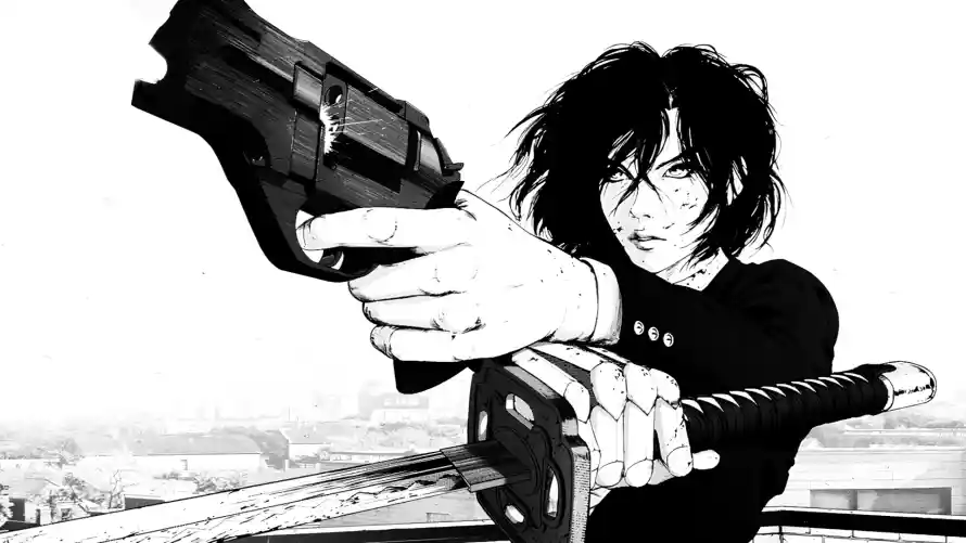 4k手绘壁纸 - 插画 - 枪械 - 红温「哲风壁纸」