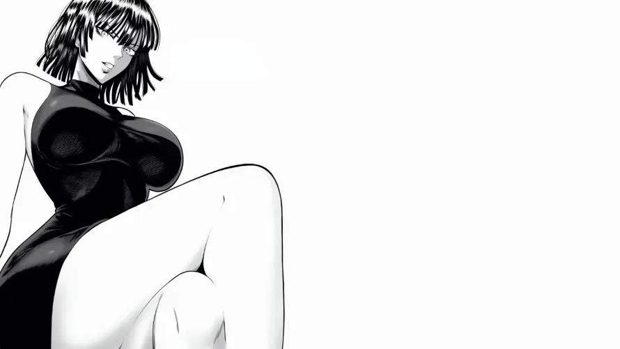 4k动漫壁纸 - 坐姿 - 性感 - 短发「哲风壁纸」