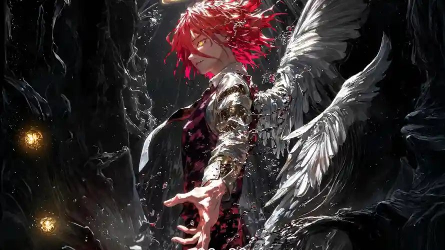 4k发光壁纸 - 奇幻 - 少女 - 暗黑「哲风壁纸」