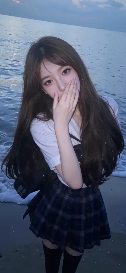 4k壁纸壁纸 - 日系 - 海浪 - 海滩「哲风壁纸」