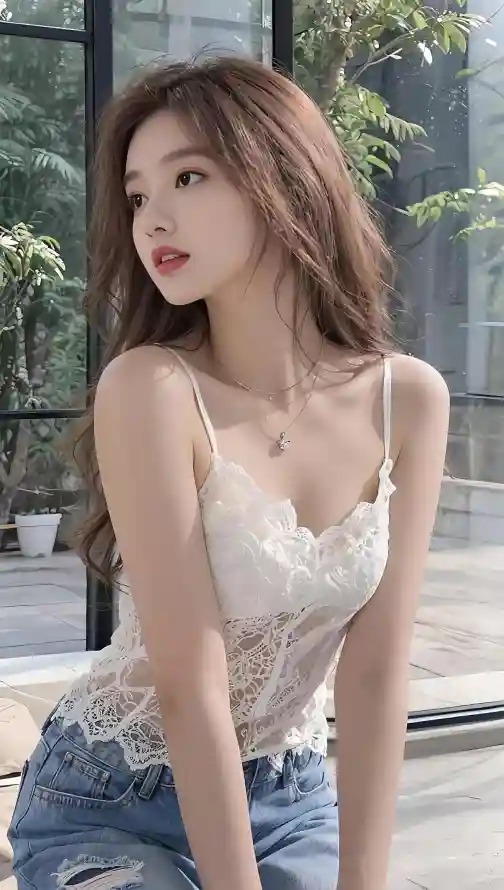 4k壁纸壁纸 - 室内 - 红唇 - 绿植「哲风壁纸」