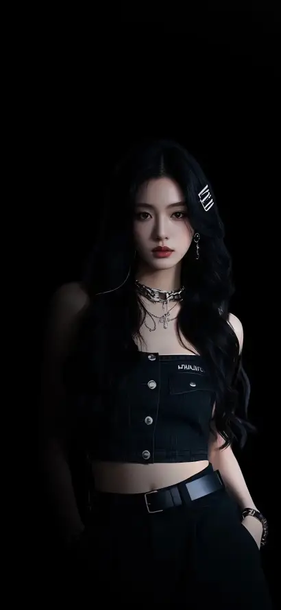 4k壁纸壁纸 - 美女 - 酷飒 - 项链「哲风壁纸」