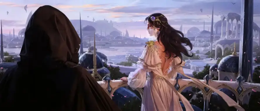 4k丝带壁纸 - 优雅 - 古风 - 城堡「哲风壁纸」