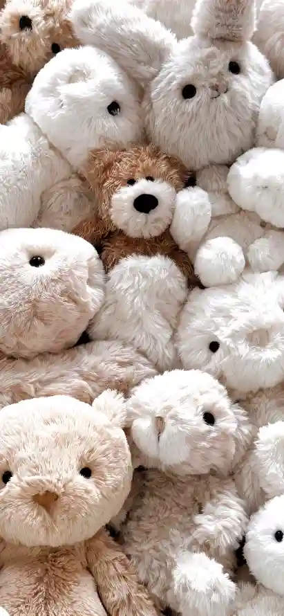 4k兔子壁纸 - 可爱 - 小熊 - 布偶「哲风壁纸」