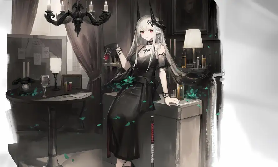 4k吊灯壁纸 - 桌子 - 泥岩 - 银发「哲风壁纸」