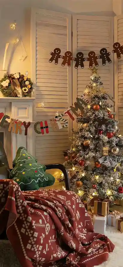 4k冬季壁纸 - 壁炉 - 家居 - 暖光「哲风壁纸」