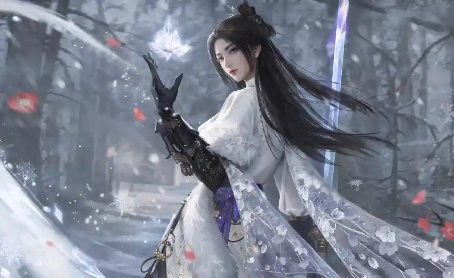 4k冬季壁纸 - 古风 - 武侠 - 白衣「哲风壁纸」 4k冬季壁纸 - 古风 - 武侠 - 白衣「哲风壁纸」