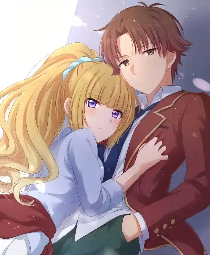 4k实教壁纸 - 紫眸 - 金发 - 暖色调「哲风壁纸」