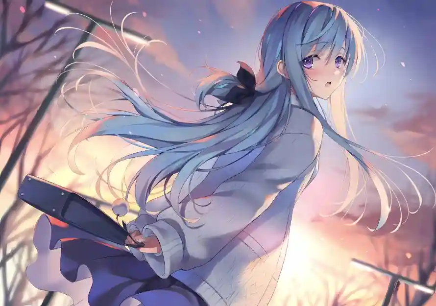 2k唯美壁纸-动漫角色与天空-实力至上热门的壁纸「哲风壁纸」