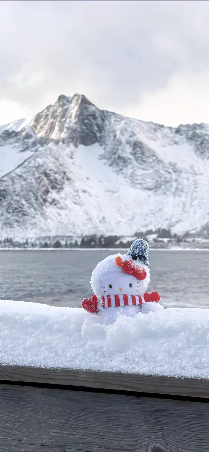 4k冬季壁纸 - 山峰 - 户外 - 湖水「哲风壁纸」
