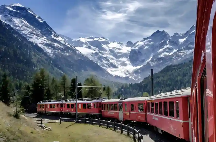 4k冰川壁纸 - 山谷 - 山风 - 树林「哲风壁纸」