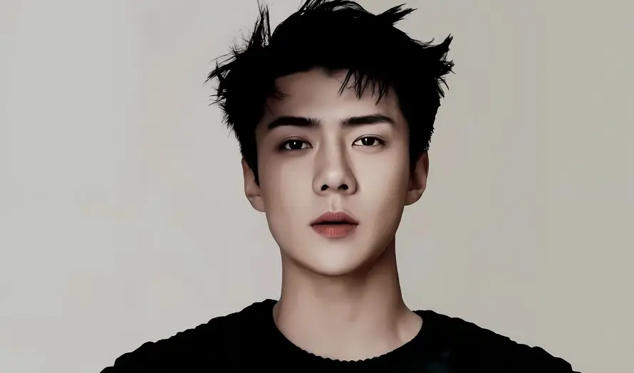 4k偶像壁纸-吴世勋与帅气-凌乱发型壁纸分享「哲风壁纸」