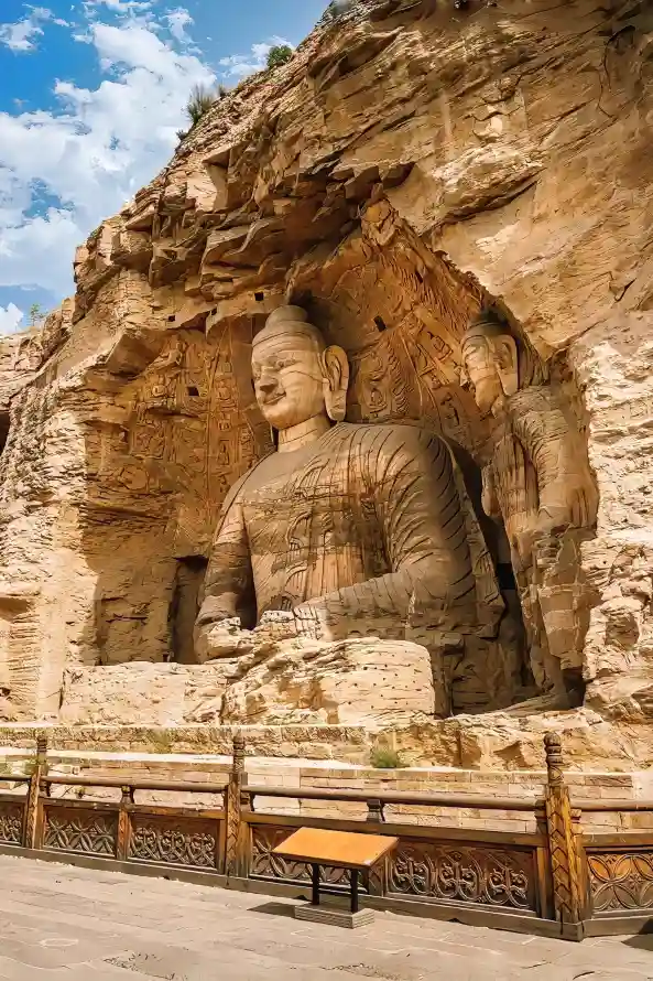 4k佛像壁纸 - 大同 - 景区 - 栏杆「哲风壁纸」